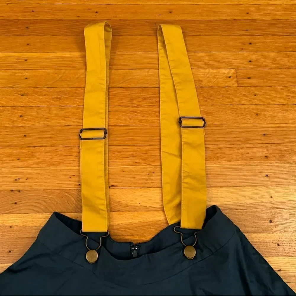Doctor Who Her Universe skirt with suspender straps.